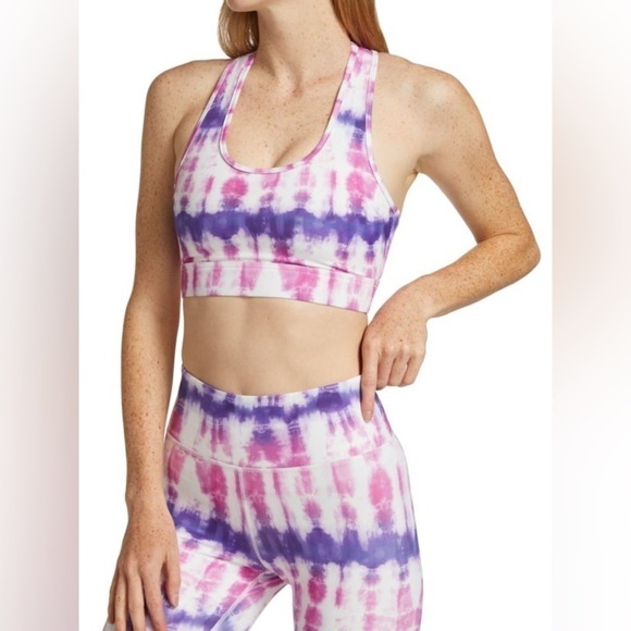 Worthy Threads Pink Purple Bra and Legging Set S - Picture 2 of 15